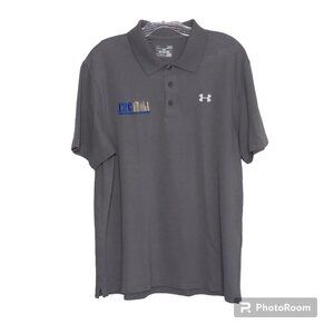 Under Armour Shirt Men's L Polo Heat Gear Loose Fit Dadcore Activewear Golf